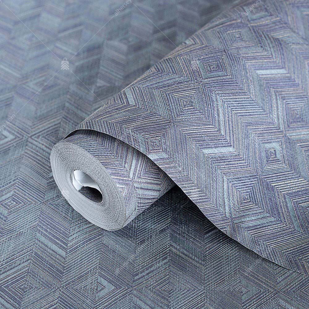 1107-5 Geometrik Desenli Duvar Kağıdı Rulo