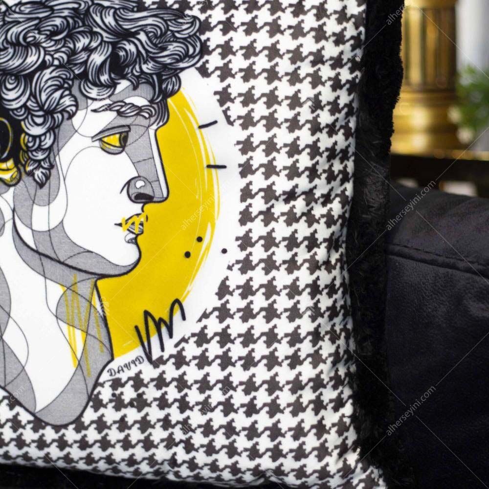 EY284 Modern Sanat Yastık Detay