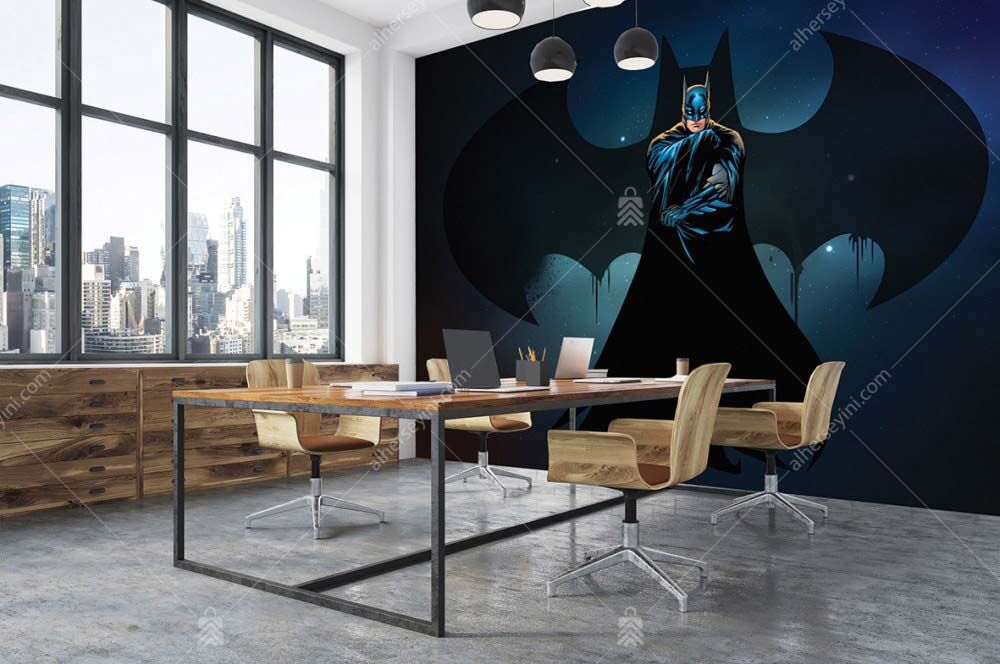 2070 Warner Bros Batman Çocuk Odası Poster Duvar Kağıdı Uygulama