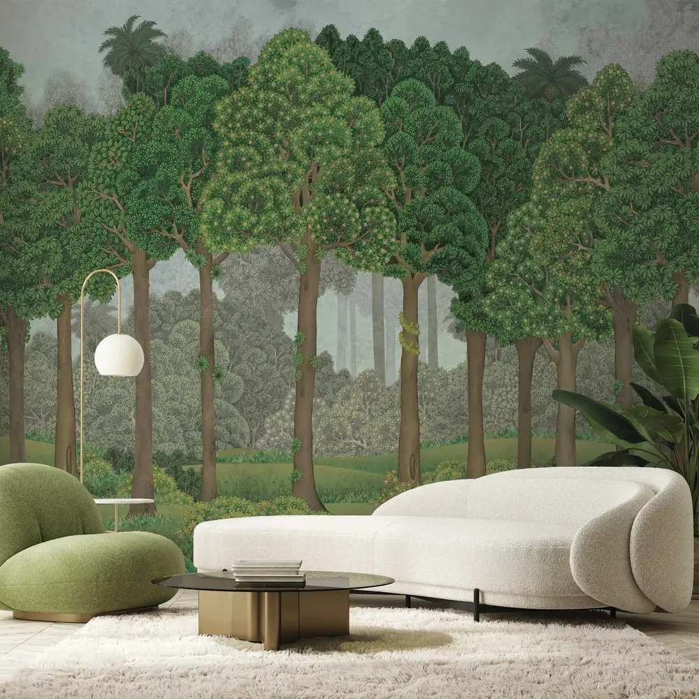 Tropikal Ağaç Tasarımlı Duvar Kağıdı SE306-1