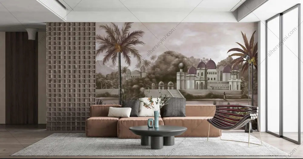 FJ311-3 Eski Manzara Poster Duvar Kağıdı Adawall Fiji
