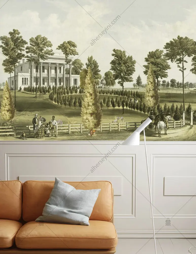 Tarihi Sanatsal Tasarım Poster Duvar Kağıdı FJ315-1 Adawall Fiji
