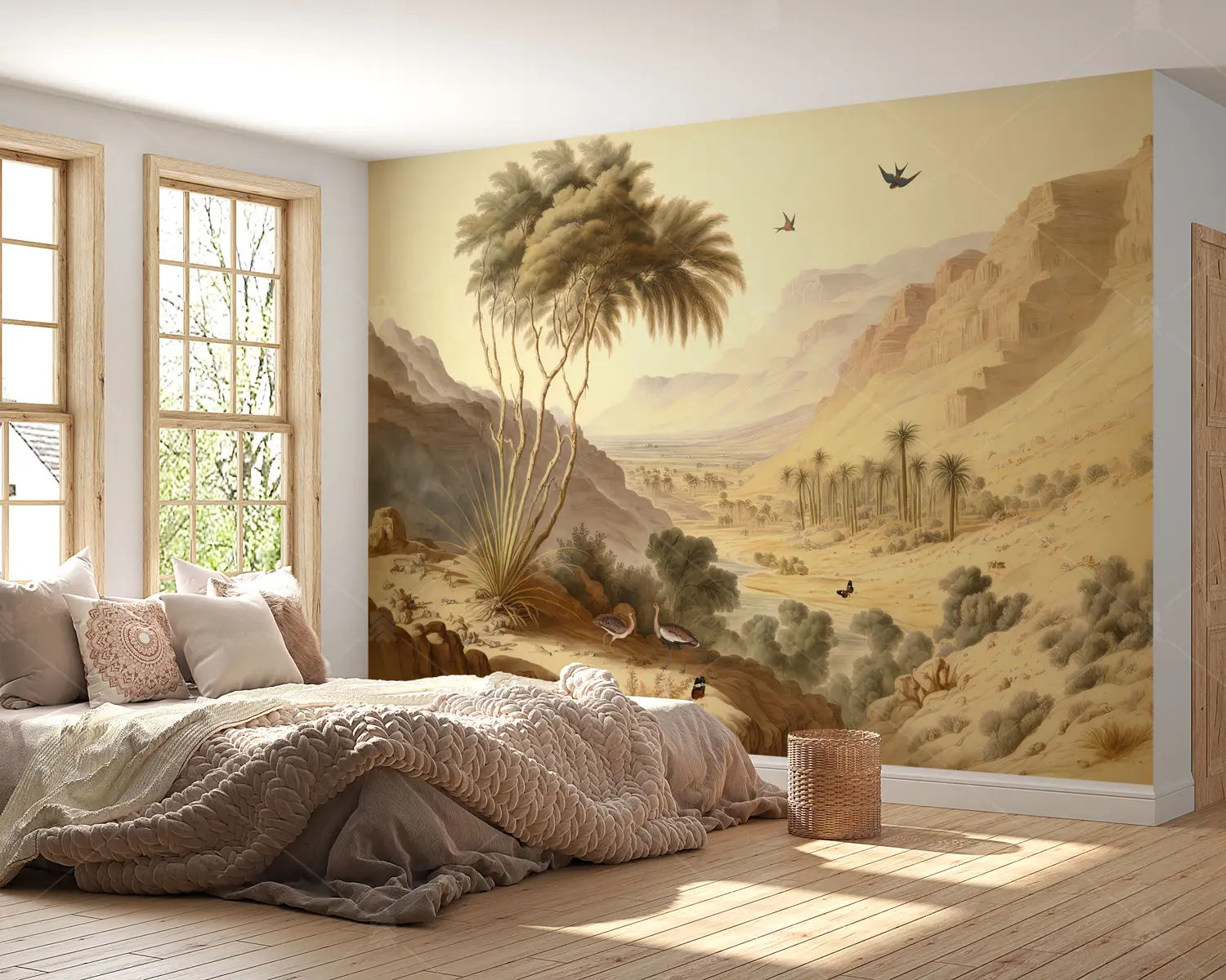 GRP060001 Panoramik Çöl Manzaralı Poster Duvar Kağıdı