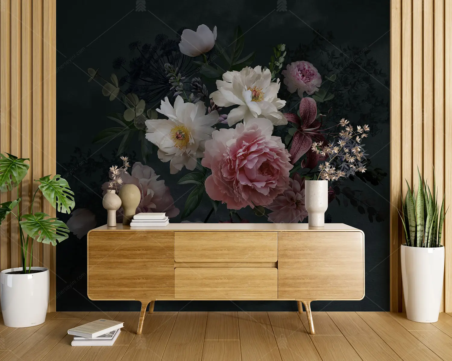 GRP170247 Çiçek Desen Poster Duvar Kağıdı