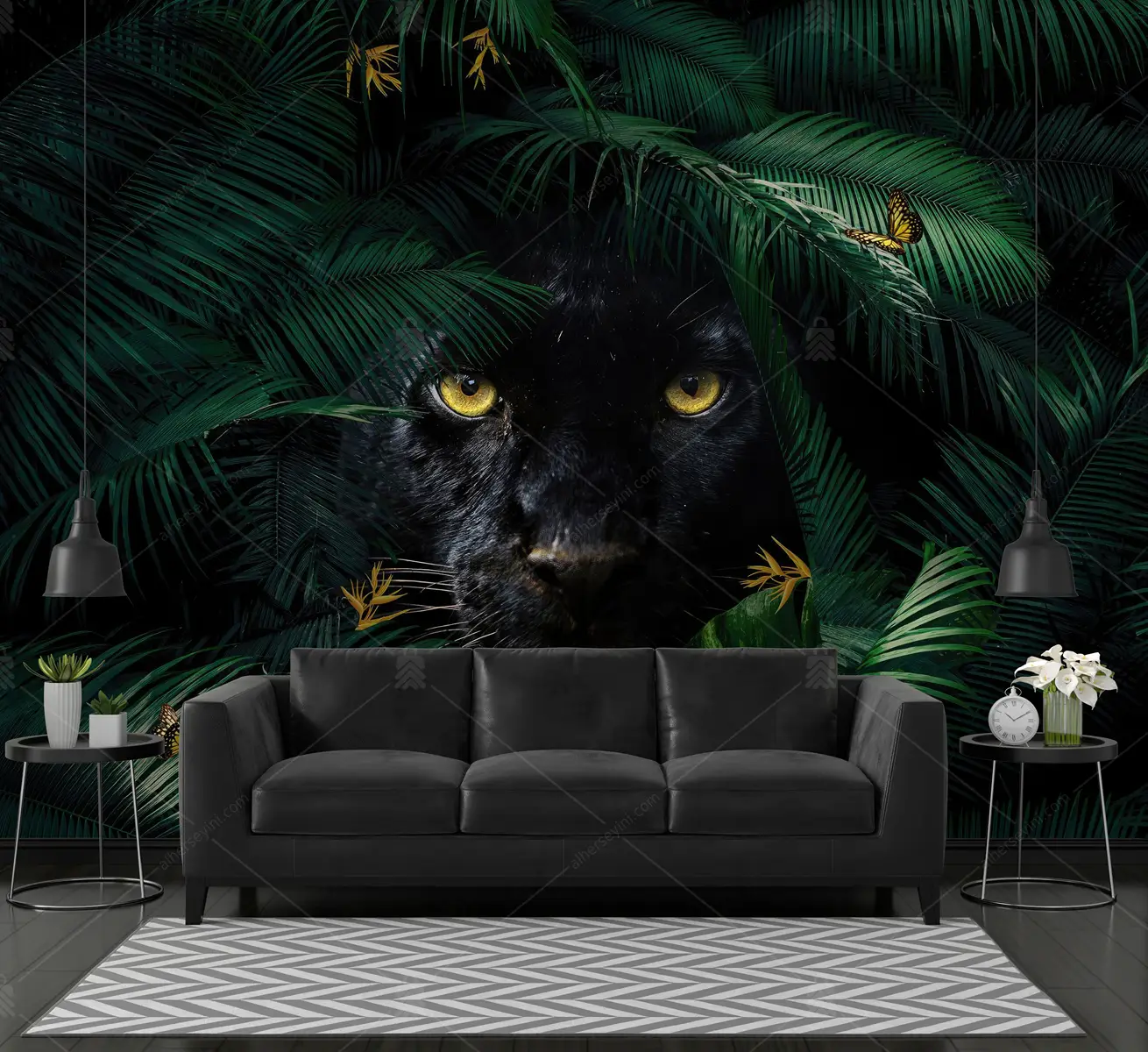 GRP220084 Gizlenmiş Puma Poster Duvar Kağıdı