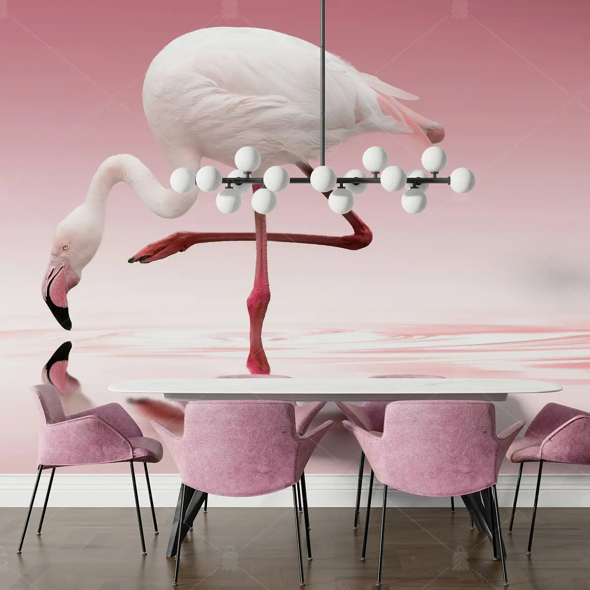GRP230116 Flamingo Poster Duvar Kağıdı