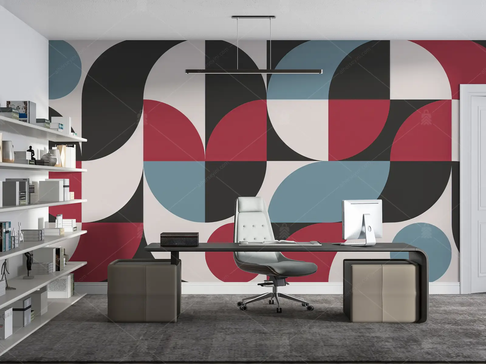 GRP290036 Geometrik Şekiller Poster Duvar Kağıdı