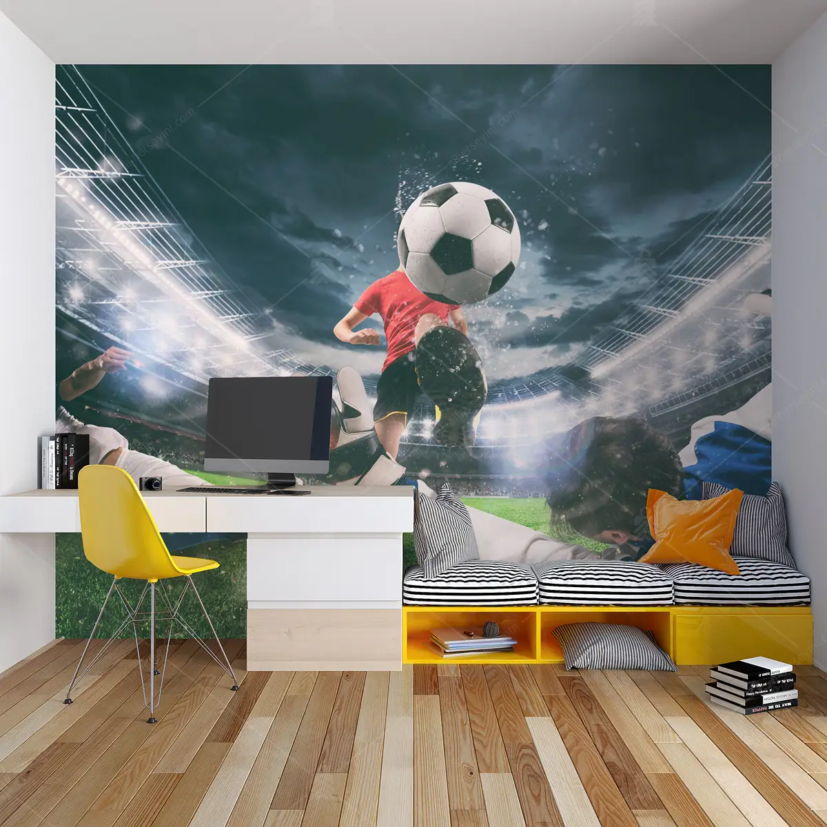 GRP650064 Futbol Spor Poster Duvar Kağıdı