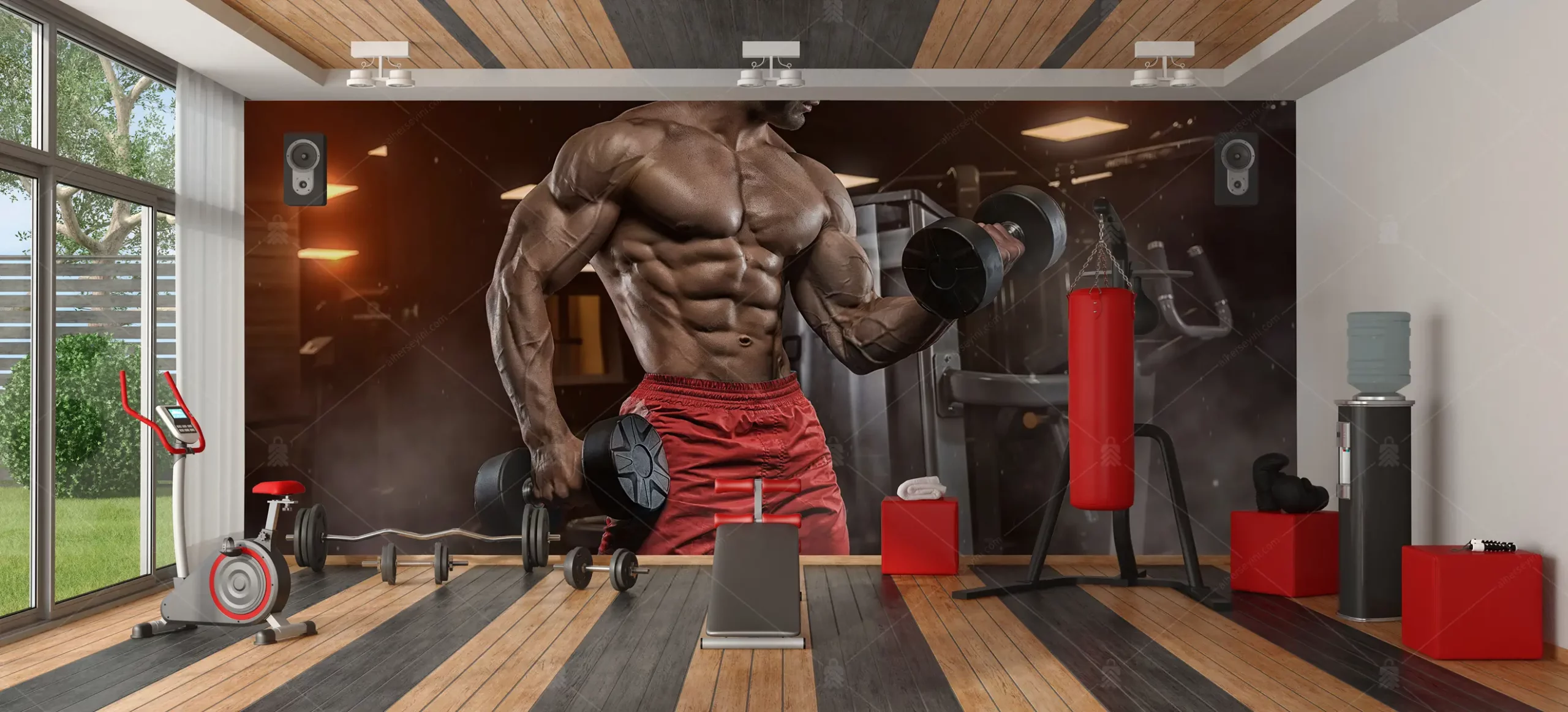 GRP650117 Body Building Poster Duvar Kağıdı