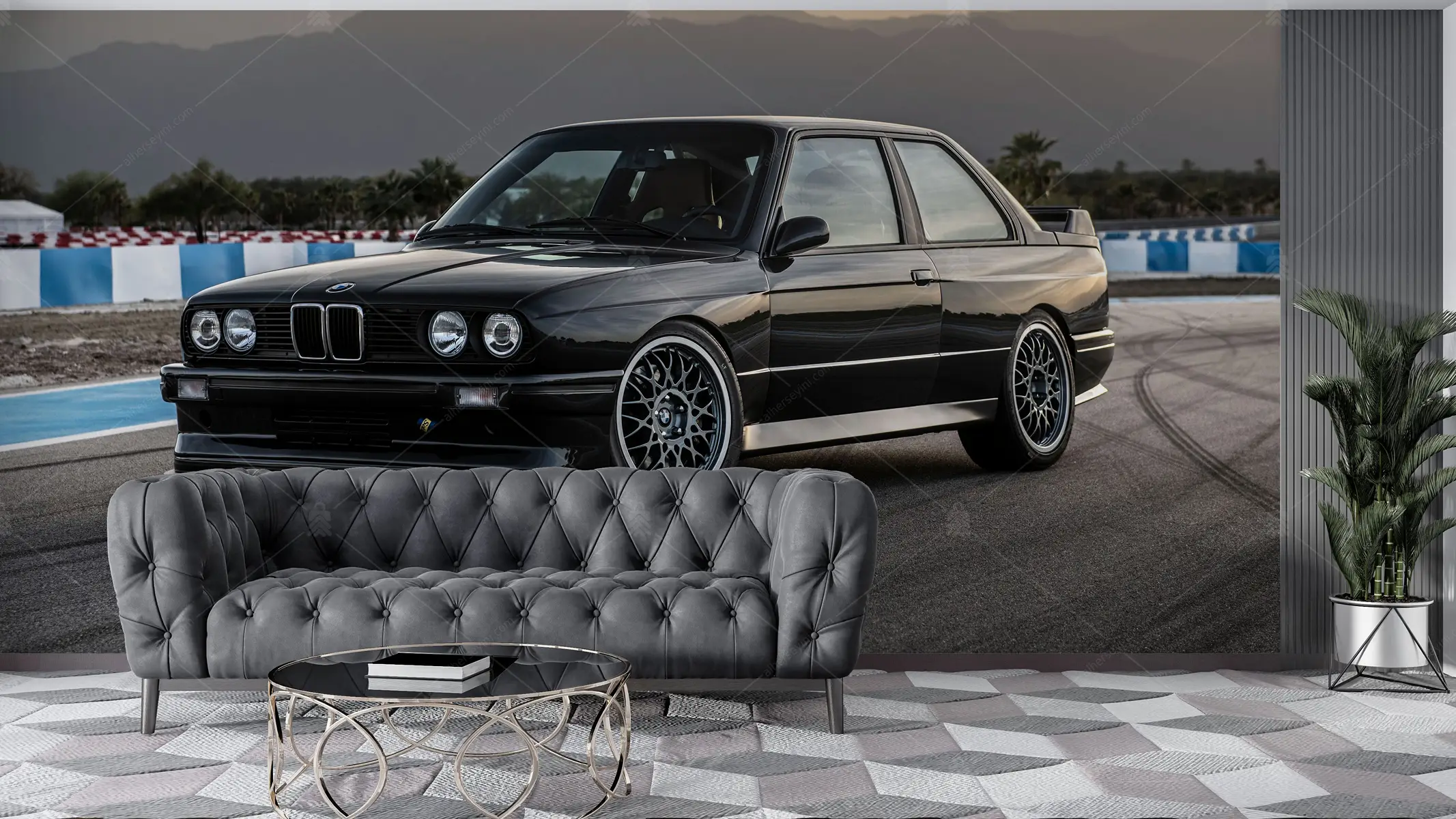 GRP660017 Bmw E30 Poster Duvar Kağıdı