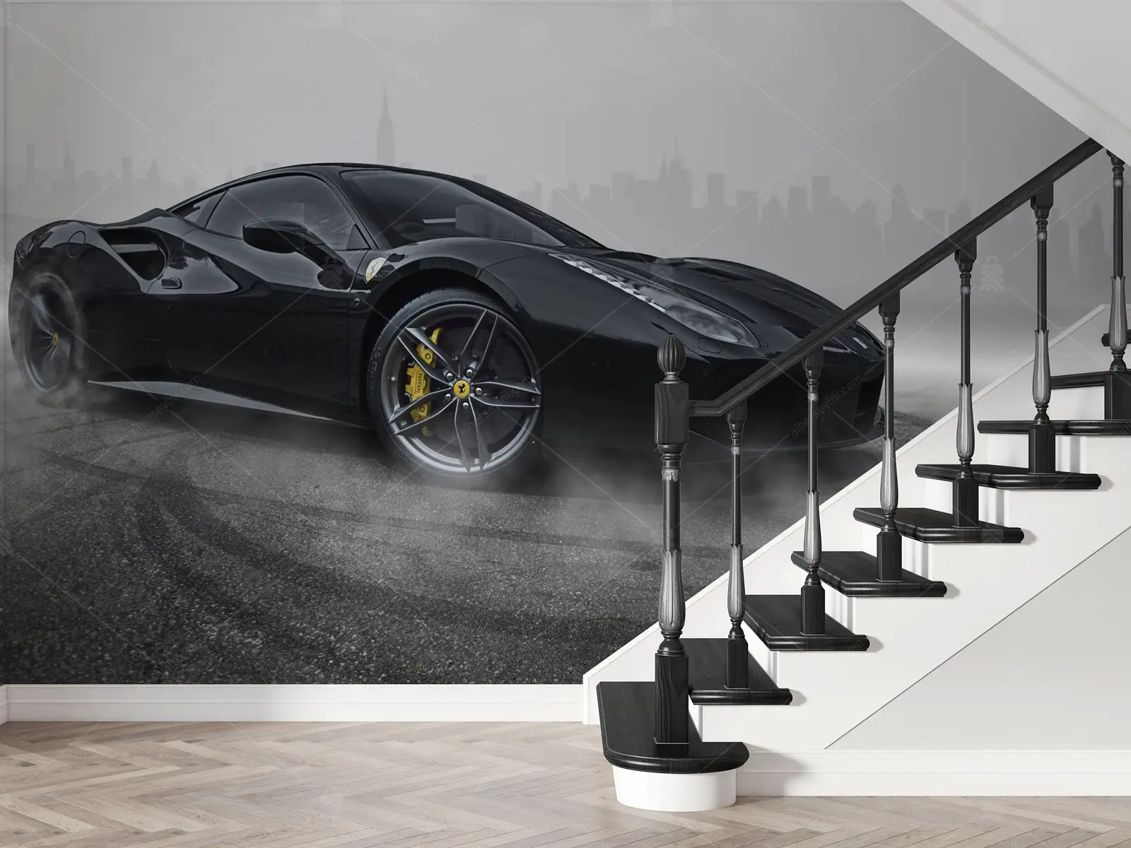 GRP660039 Ferrari 488 Taşıt Poster Duvar Kağıdı