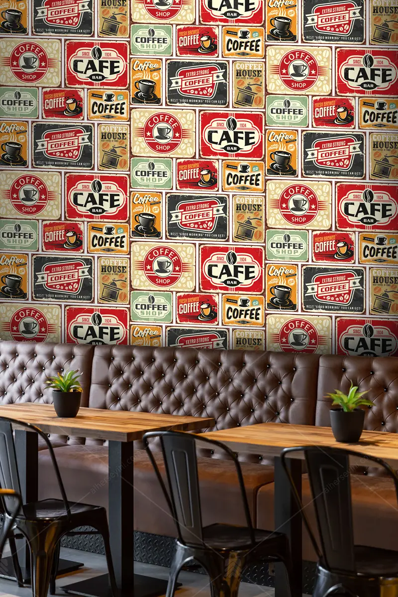 GRP680019 Pop Art Cafe Poster Duvar Kağıdı