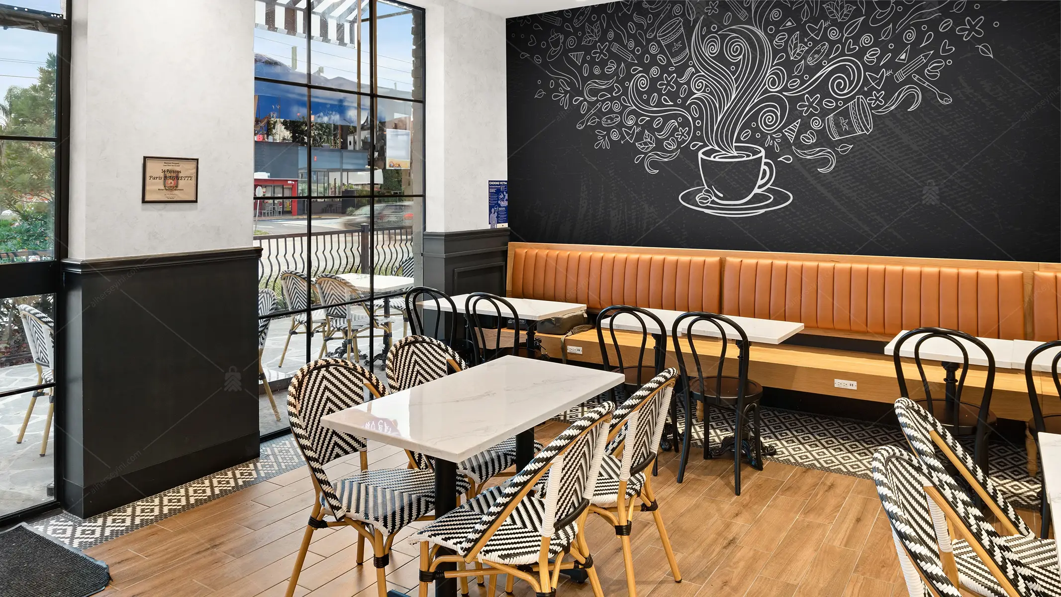 GRP680063 Coffee Shop Poster Duvar Kağıdı