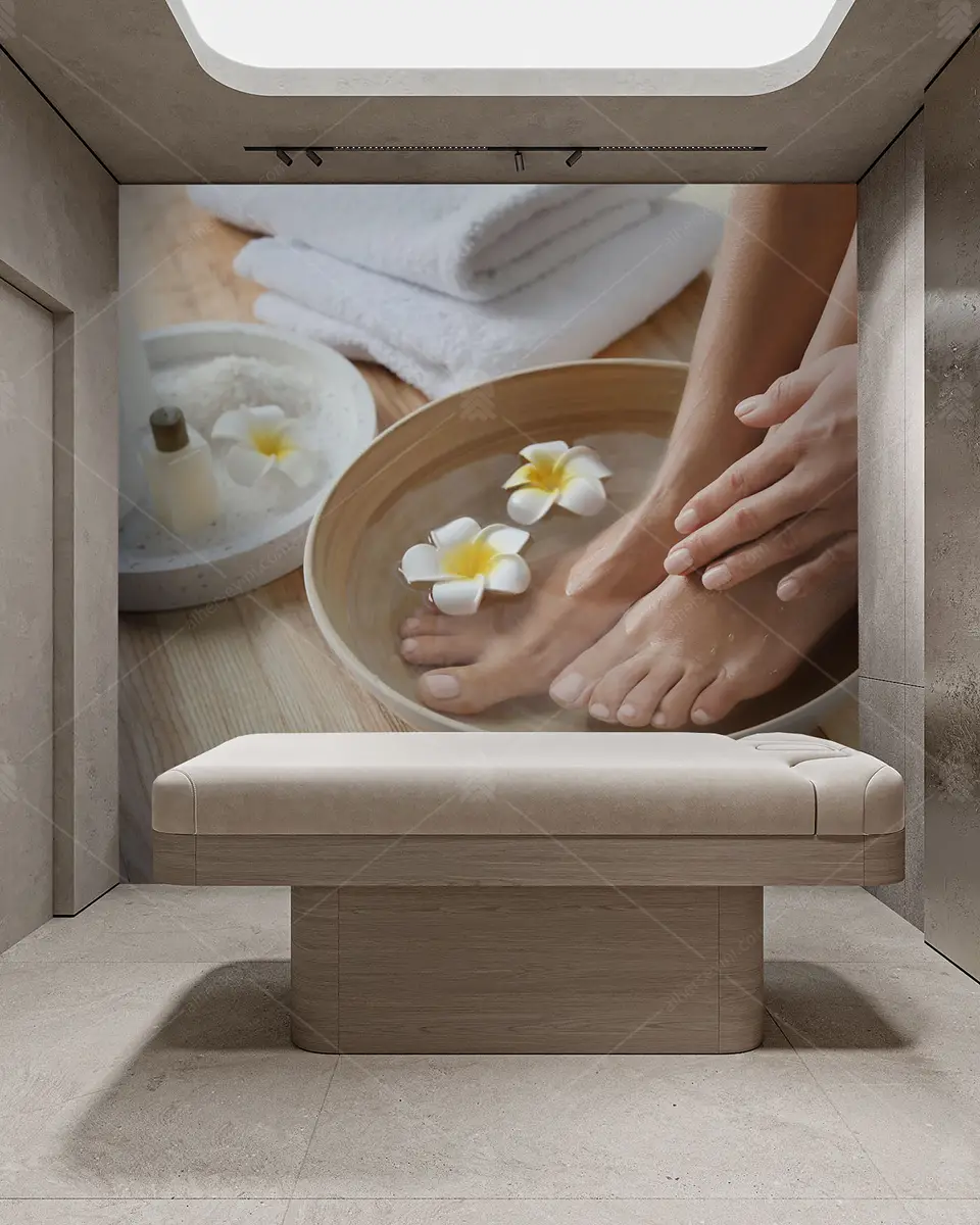 GRP690015 Tırnak Cilt Bakımı Spa Poster Duvar Kağıdı