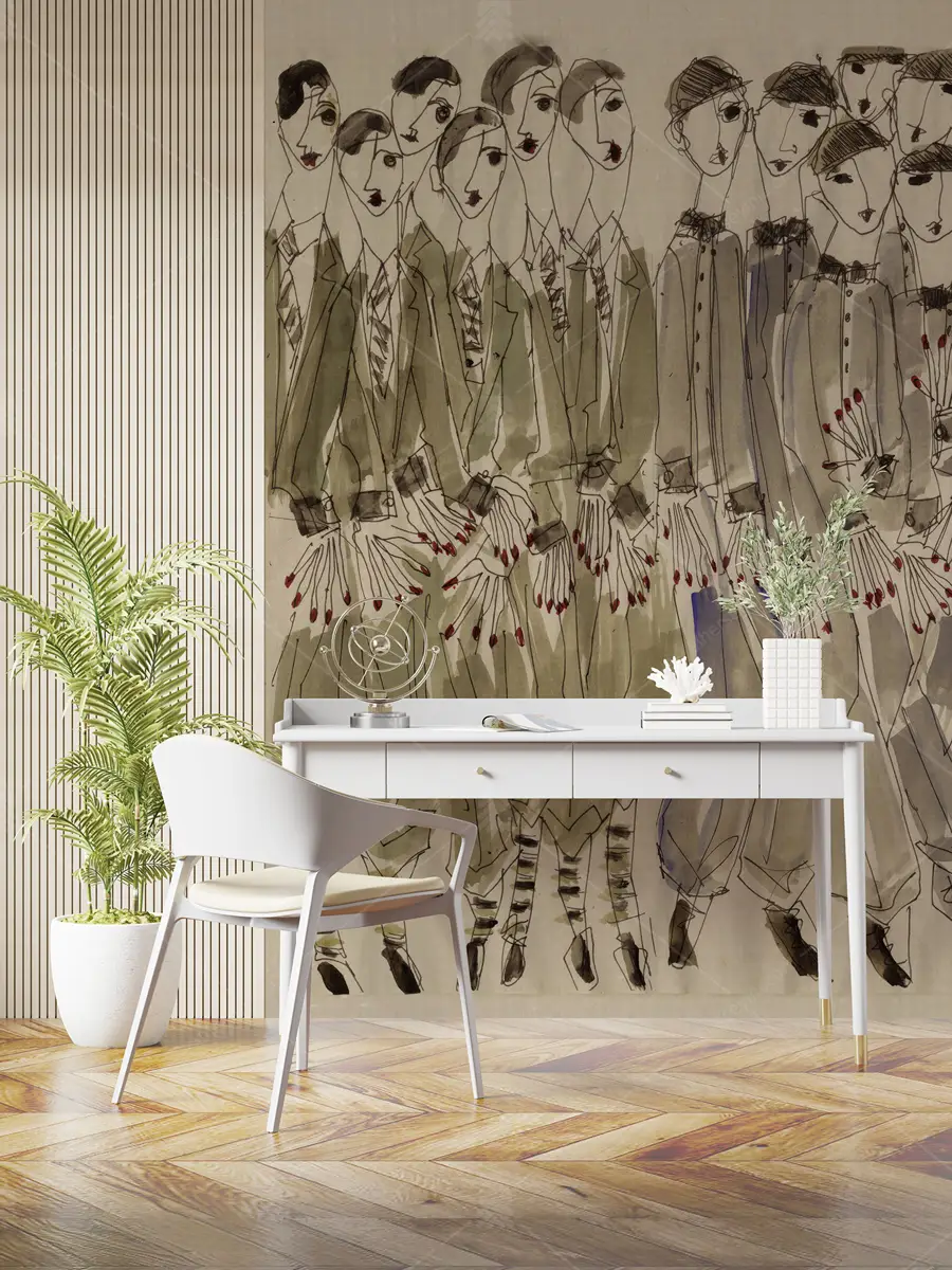 GRP750147 Sürrealistik Tasarım Poster Duvar Kağıdı