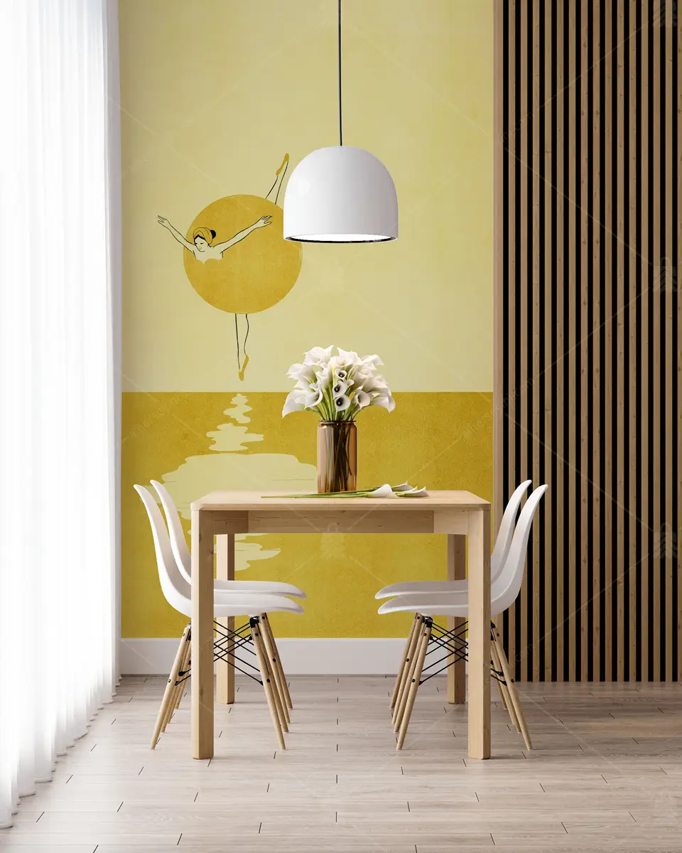 GRP750178 Güneşte Dans Eden Balerin Poster Duvar Kağıdı