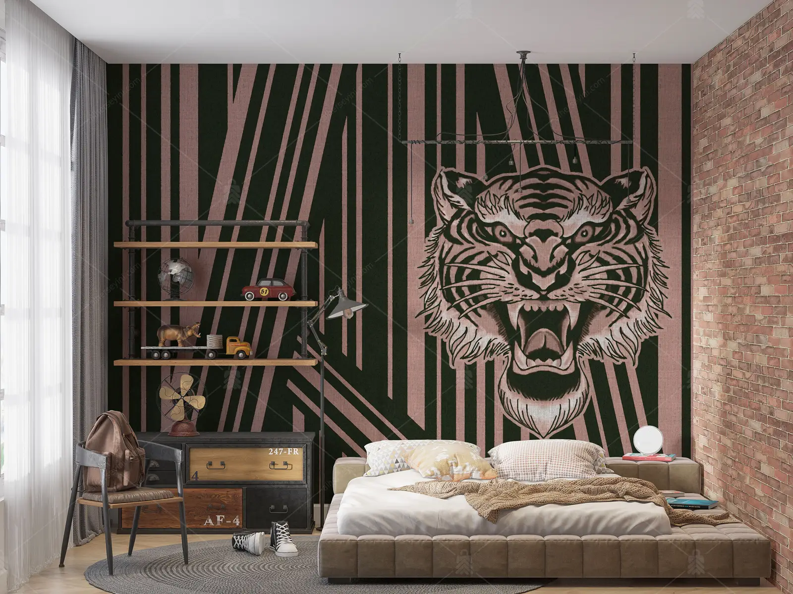 GRP750197 PopArt Kaplan Poster Duvar Kağıdı