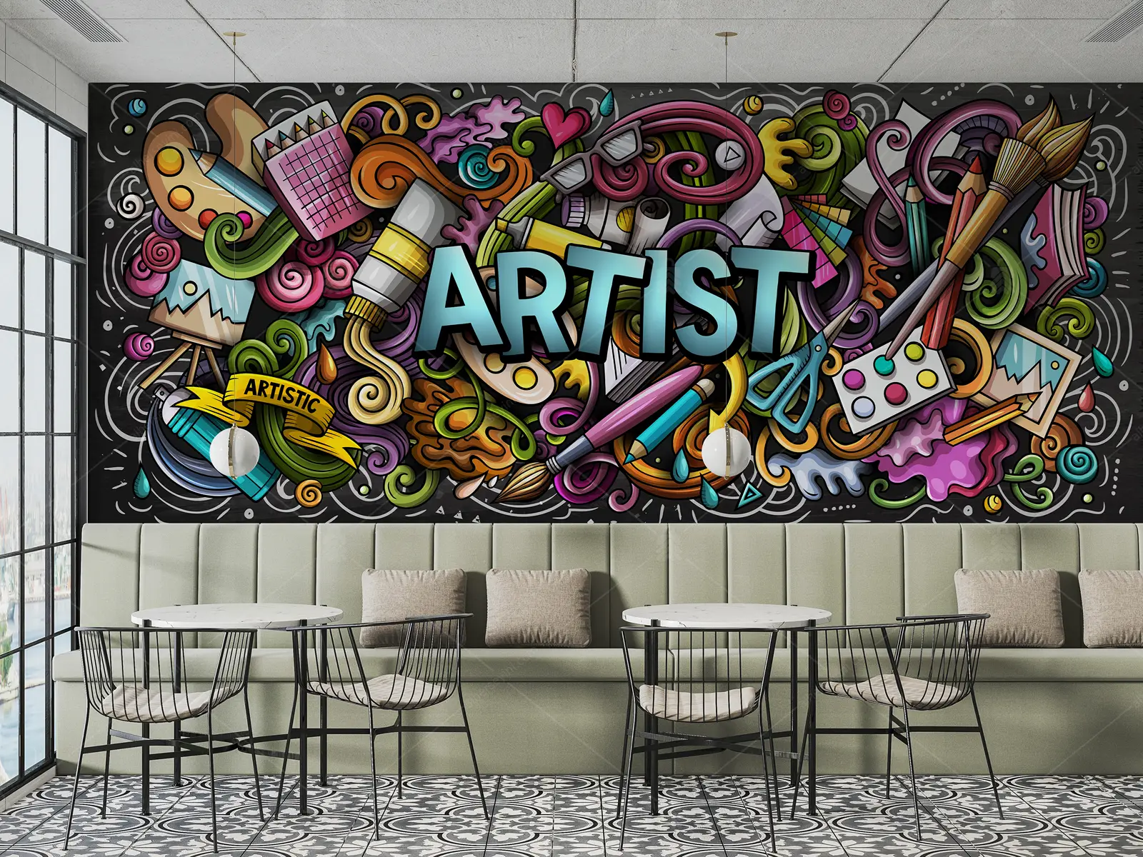 GRP750297 Grafiti Artist Poster Duvar Kağıdı