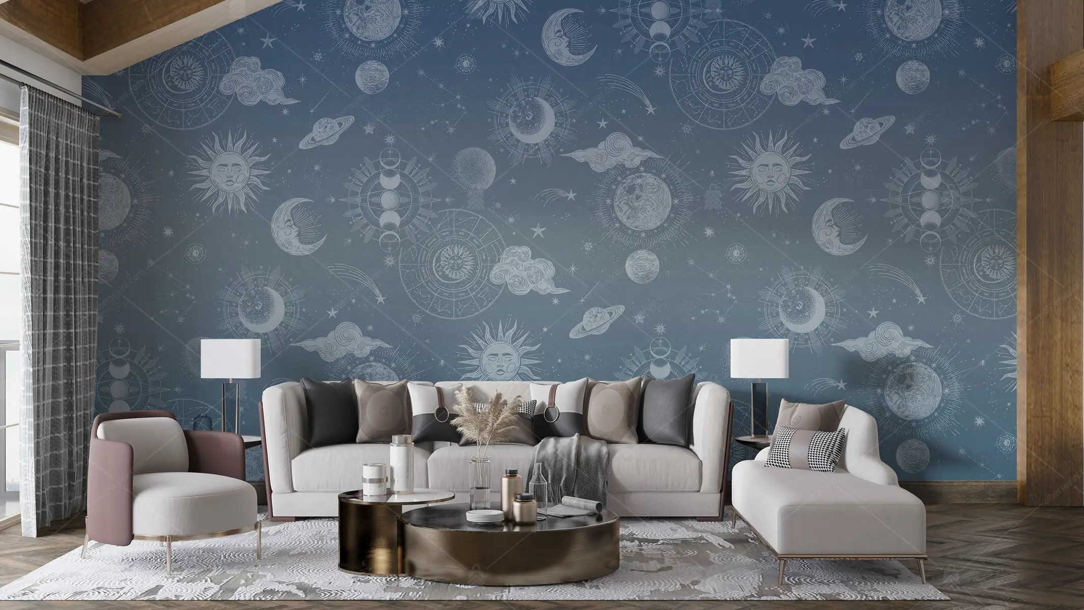 GRP800005 Astroloji Poster Duvar Kağıdı