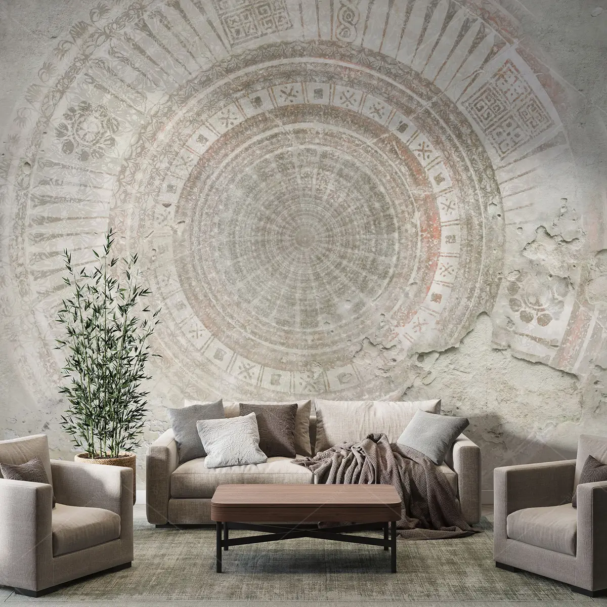 GRP830047 Mandala Eskitme Poster Duvar Kağıdı