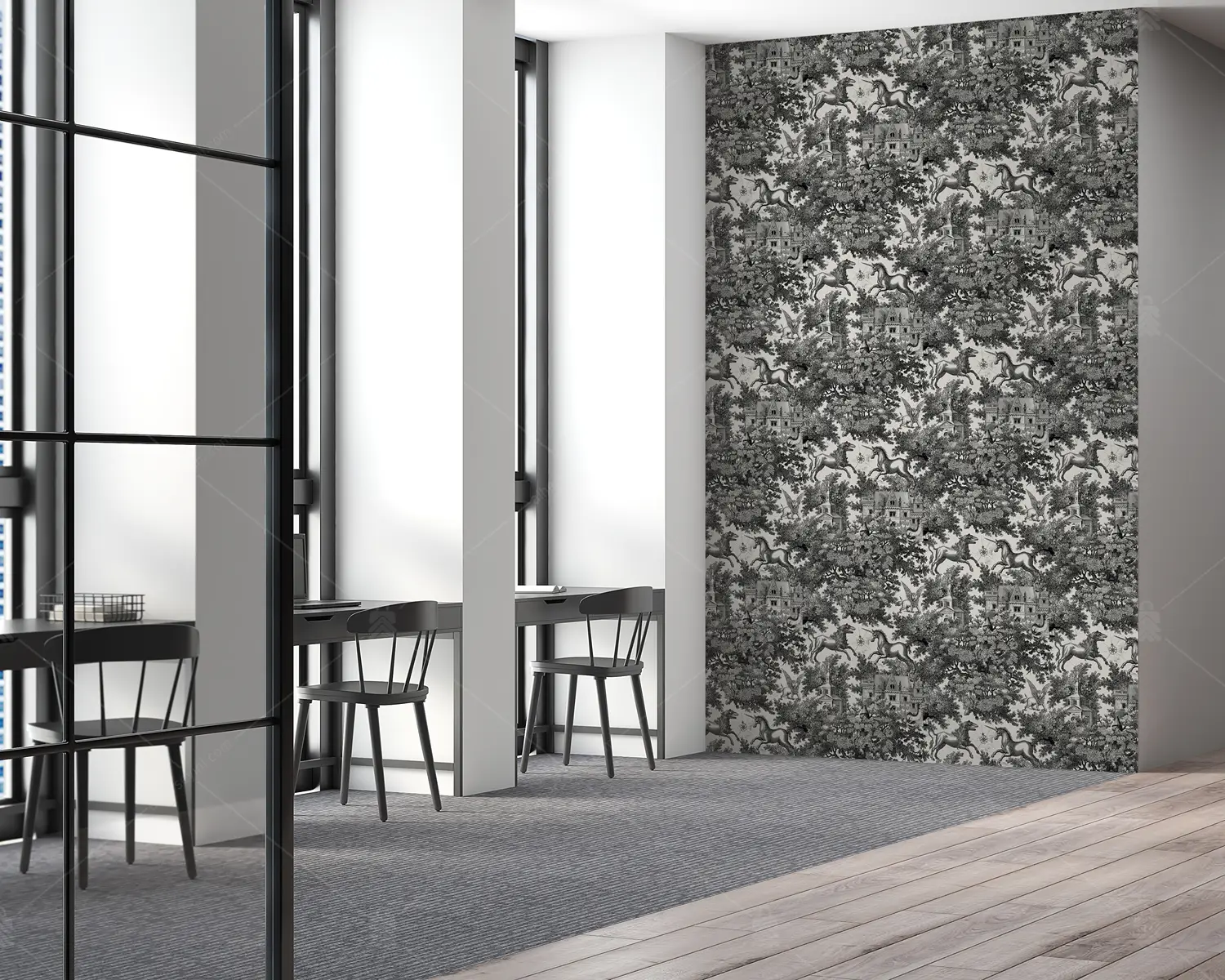 GRP830062 Fransız Toile Poster Duvar Kağıdı