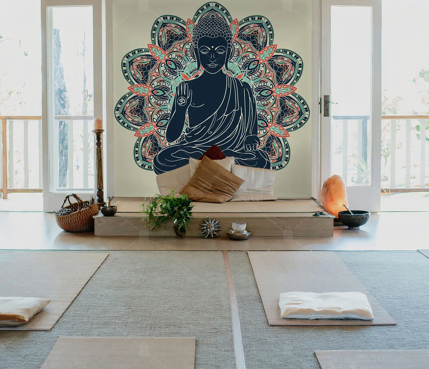 GRP860005 Buda Mandala Poster Duvar Kağıdı