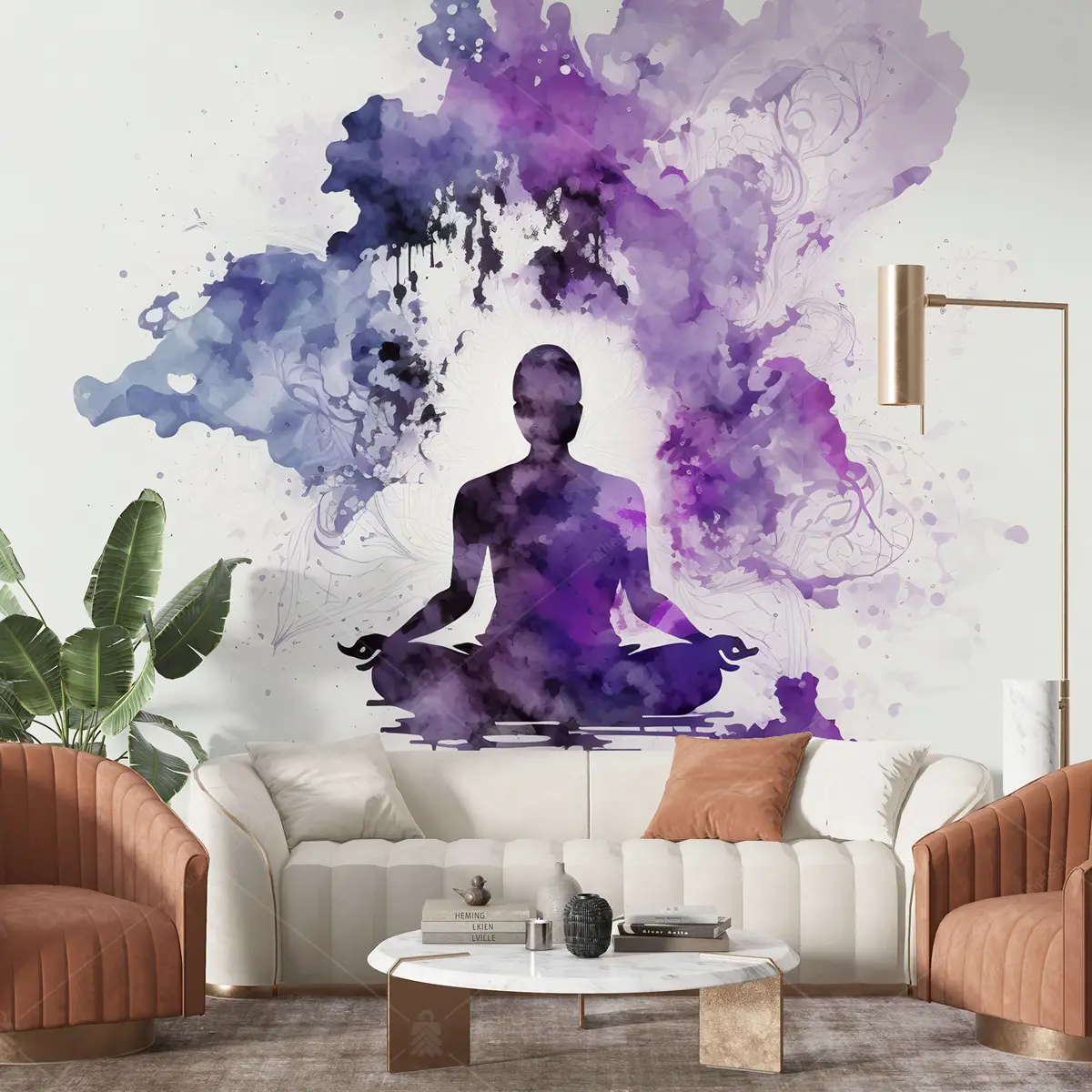 GRP860030 Yoga Stili Poster Duvar Kağıdı