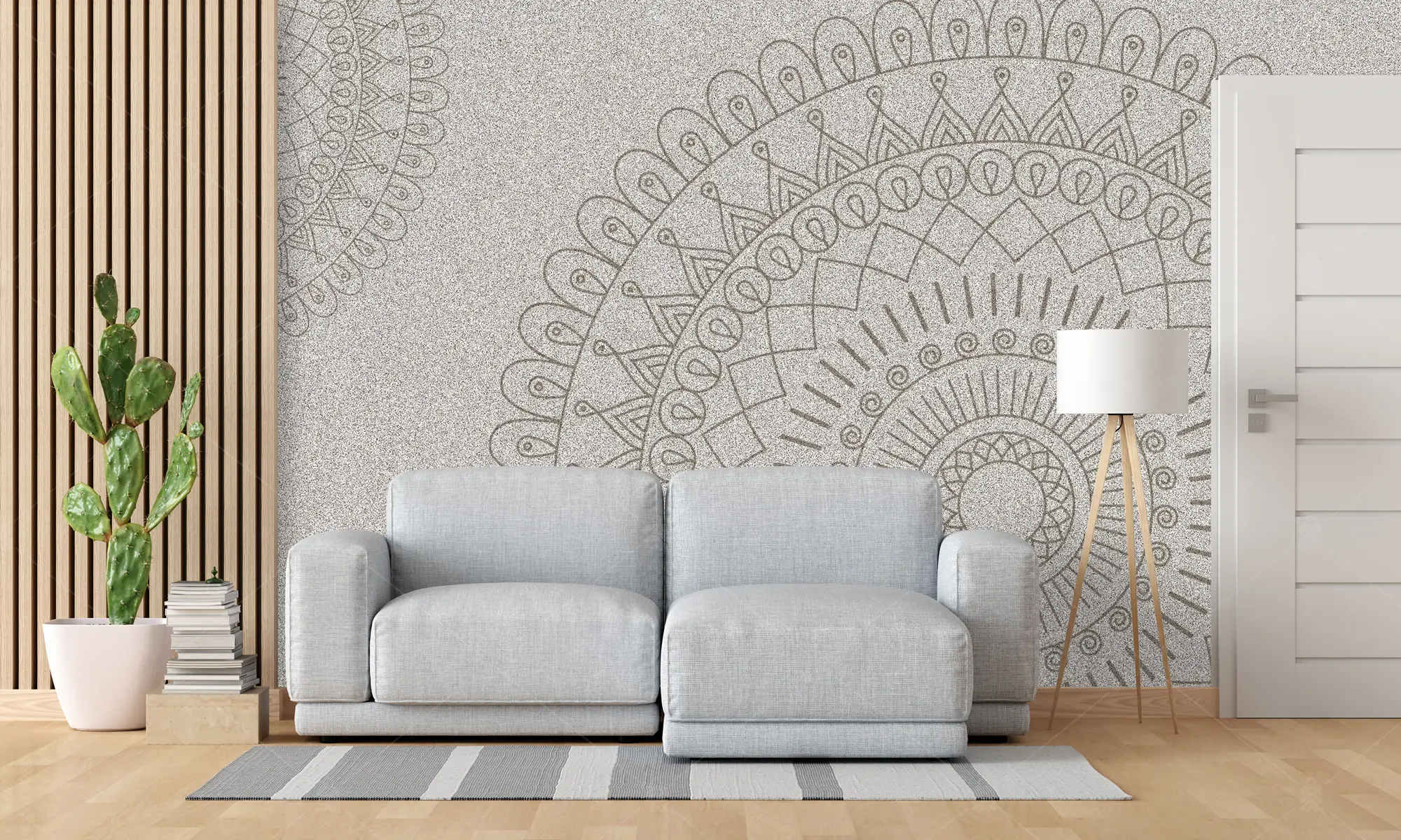 GRP860032 Mandala Desenli Poster Duvar Kağıdı