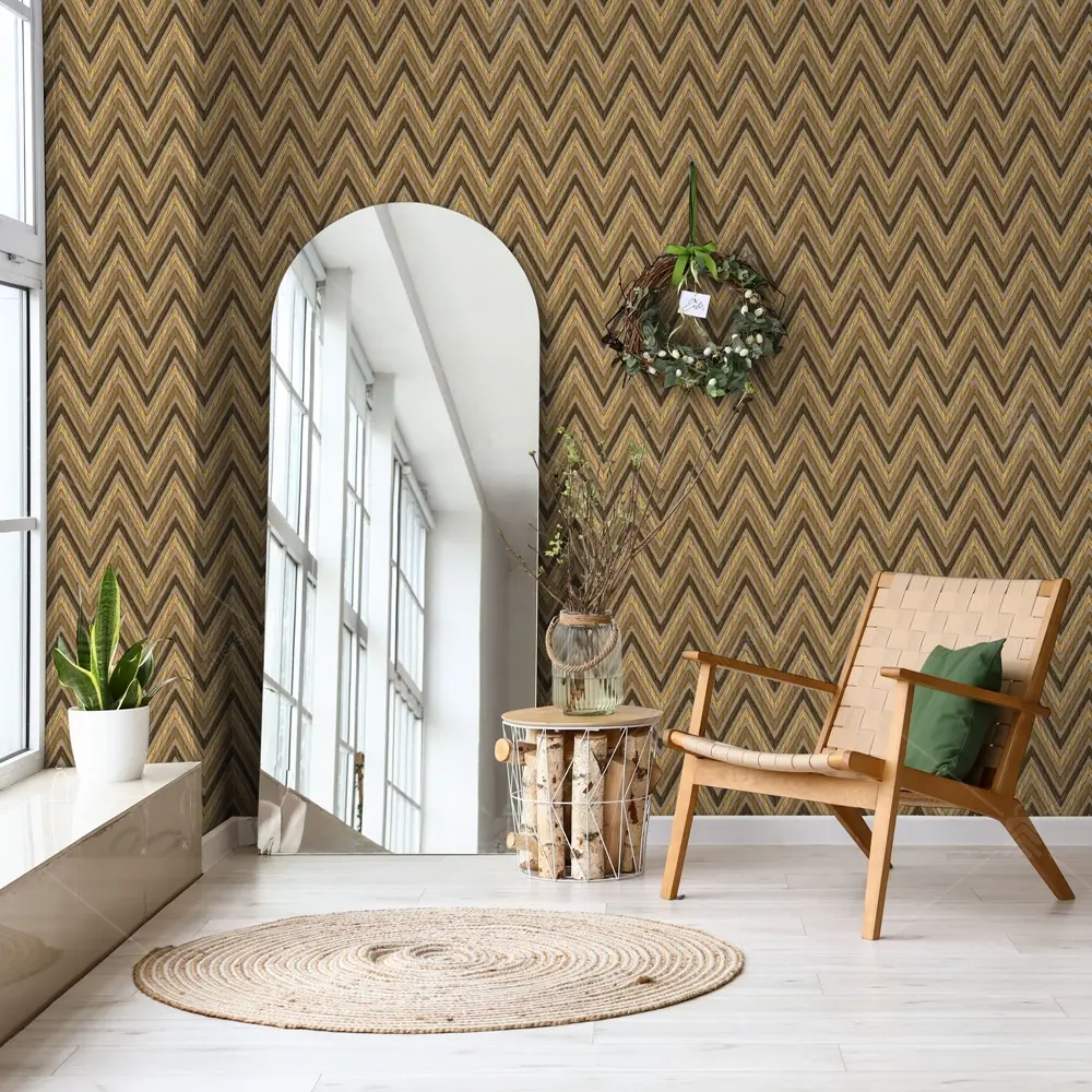 1509-4 Adawall Vera Zikzak Geometrik Duvar Kağıdı
