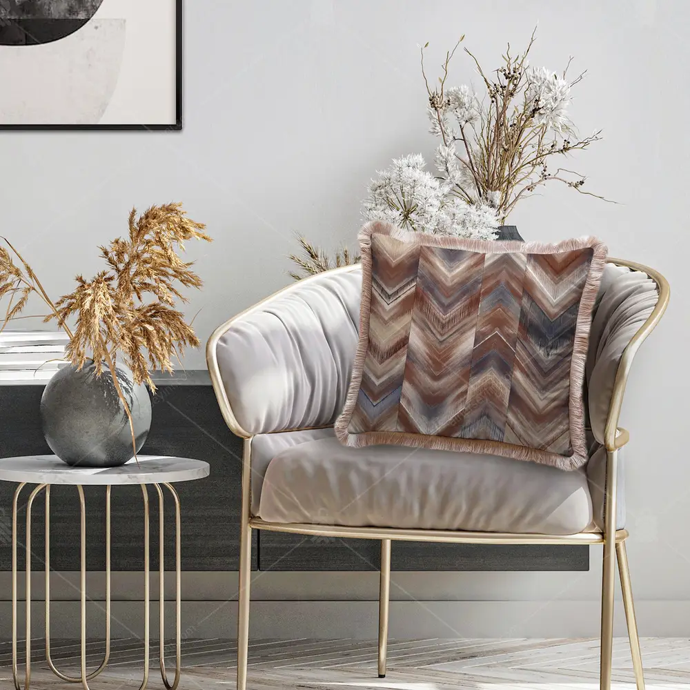 Geometrik Desenli Dekoratif Yastık EY313-1