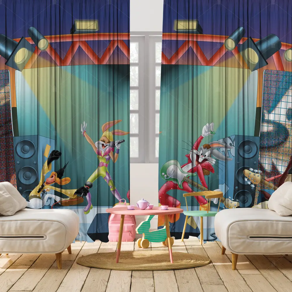 Looney Tunes Desenli Perde P321