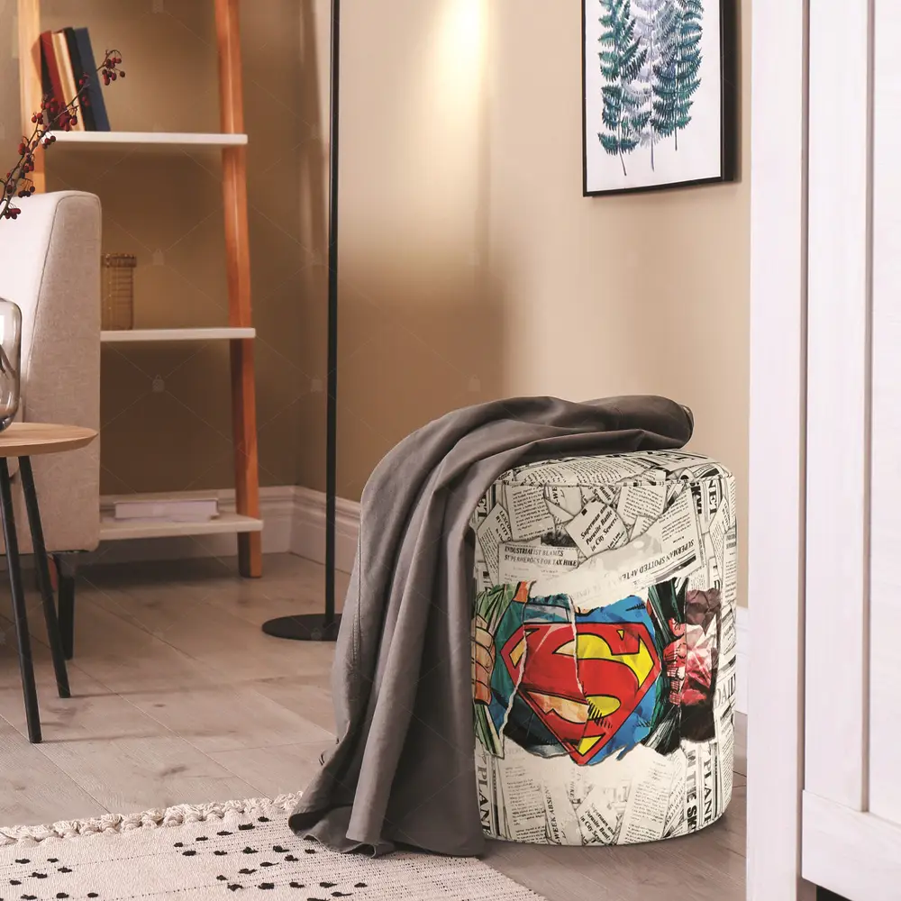 Superman Desenli Puf Koltuk PUF339