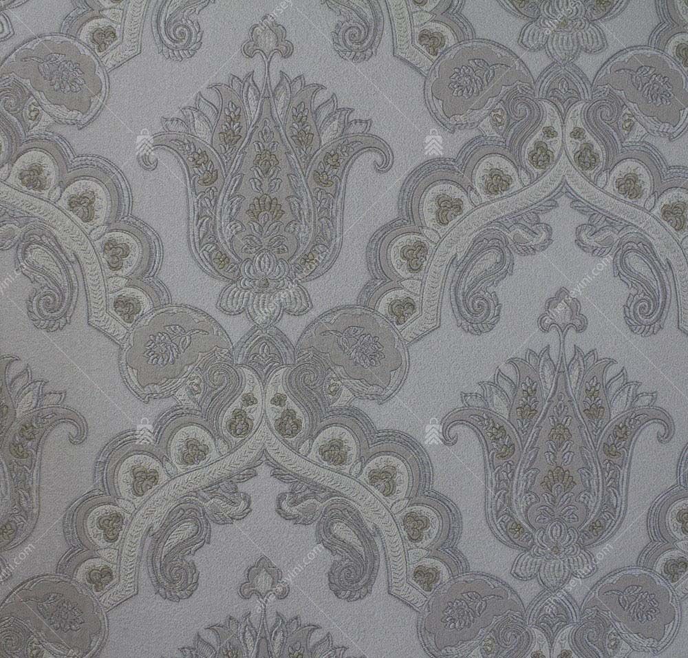 5809-1-Cream-Gray-Classical-Damask-Pattern-Wallpaper-Krem-Gri-Klasik-Damask-Duvar-Kagidi 5809-1 Krem ve Gri Damask Desenli Duvar Kağıdı