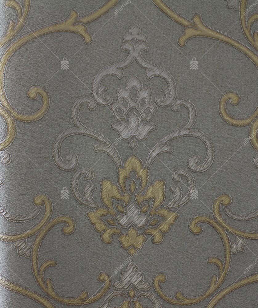 6806-4-Beige-Gold-Classical-Damask-Pattern-Wallpaper-Bej-Altin-Klasik-Damask-Duvar-Kagidi 6806-4 Adawall Klasik Damask Duvar Kağıdı