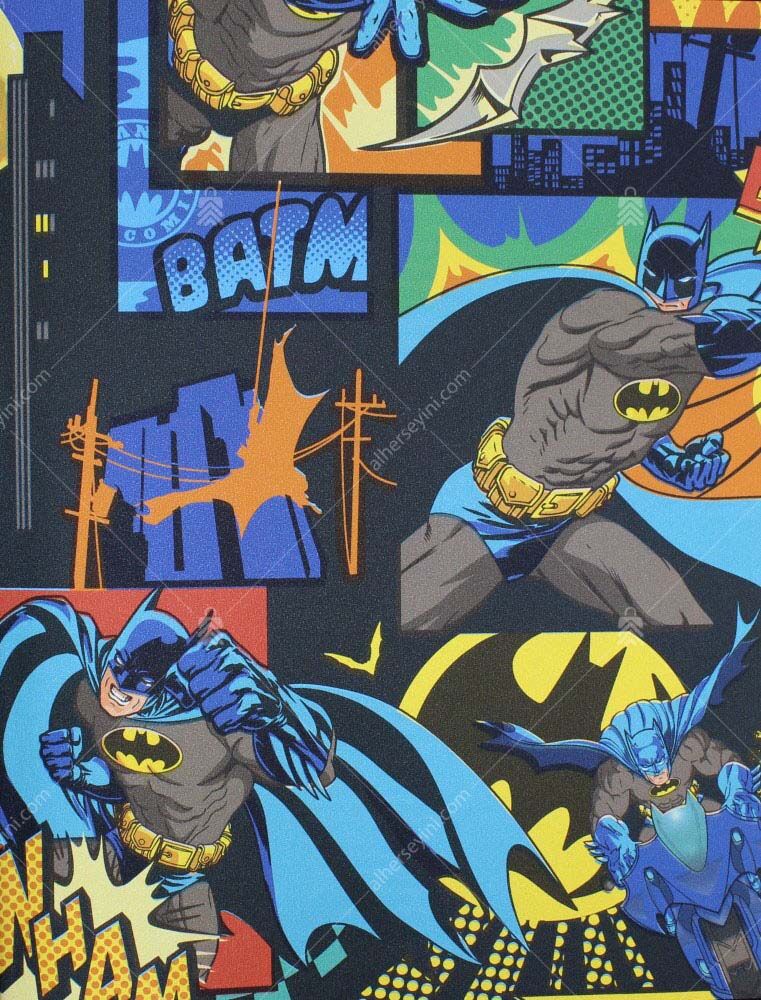 8917-1 Batman Desenli Duvar Kağıdı