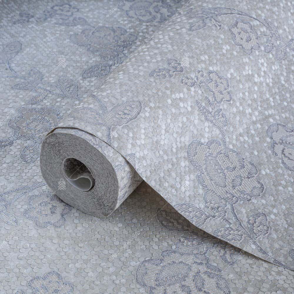 1010-5-Gray-Silver-Modern-Floral-Wallpaper-Gray-Gumus-Modern-Cicekli-Duvar-Kagidi-4 1010-5 Adawall Gri ve Gümüş Modern Çiçekli Duvar Kağıdı Rulo