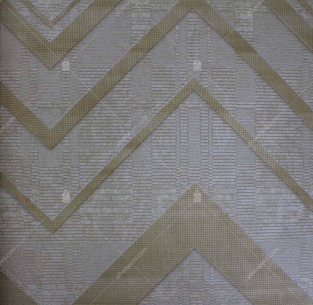 1207-4-Beige-Zigzag-Geometric-Pattern-Wallpaper-Bej-Zigzak-Desenli-Geometrik-Duvar-Kagidi 1207-4 Adawall Zikzak Geometrik Duvar Kağıdı