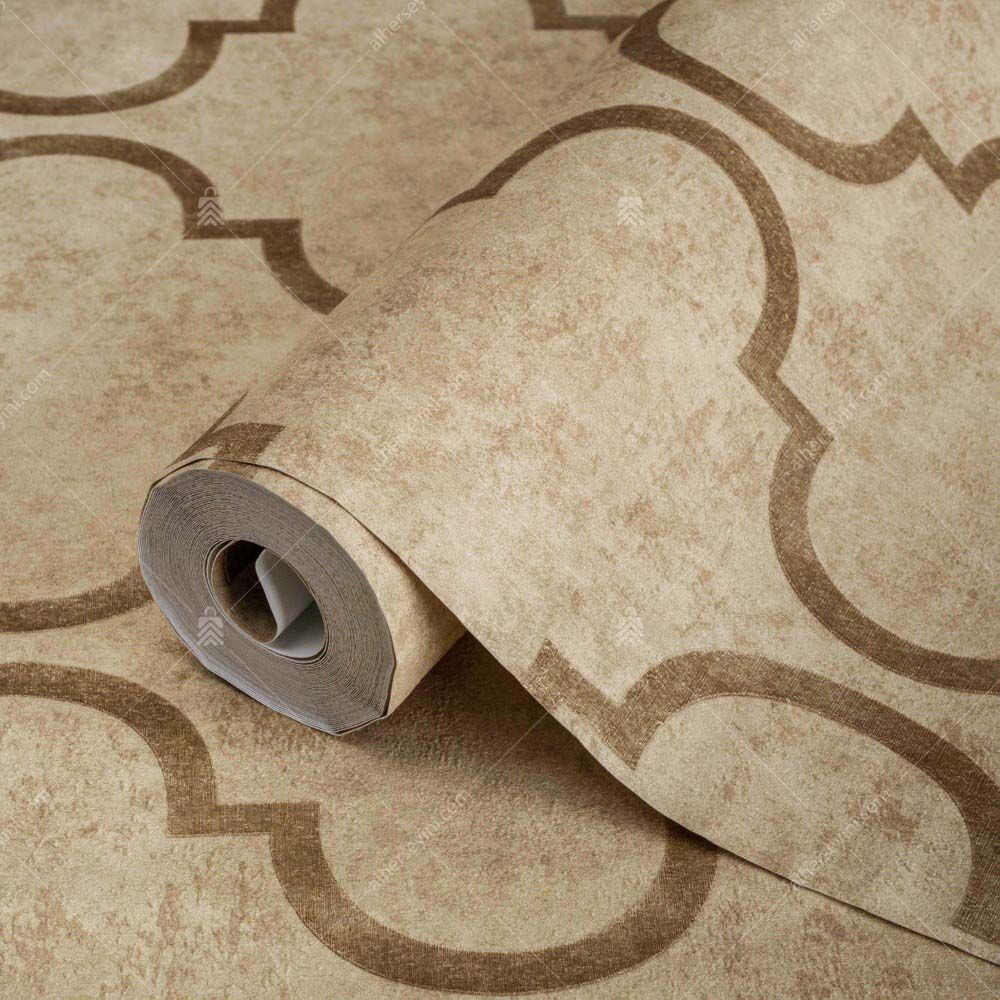 4703-3-Cream-Modern-Damask-Pattern-Wallpaper-Krem-Modern-Damask-Duvar-Kagidi-2 4703-3 İndigo Modern Damask Duvar Kağıdı Rulo