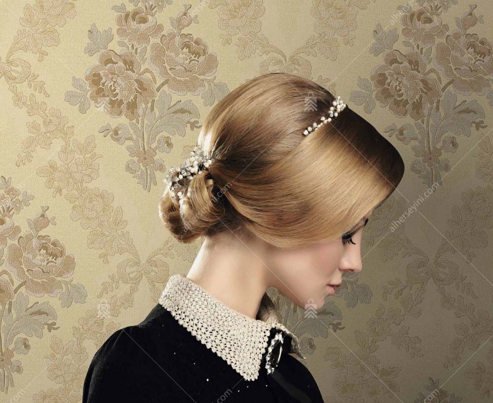 5802-2-Beige-Classical-Damask-Pattern-Wallpaper-Bej-Klasik-Damask-Duvar-Kagidi-4 5802-2 Klasik Desen Duvar Kağıdı Uygulama