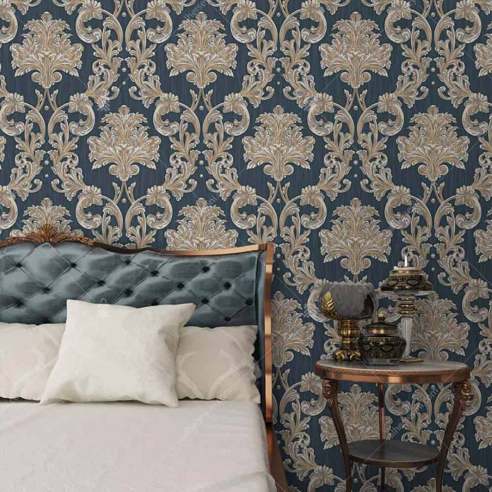 6808-5 Adawall Rumi Modern Damask Duvar Kağıdı Uygulama
