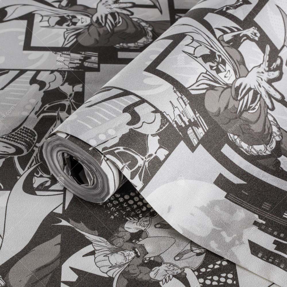 8917-2 Batman Desenli Duvar Kağıdı Rulo