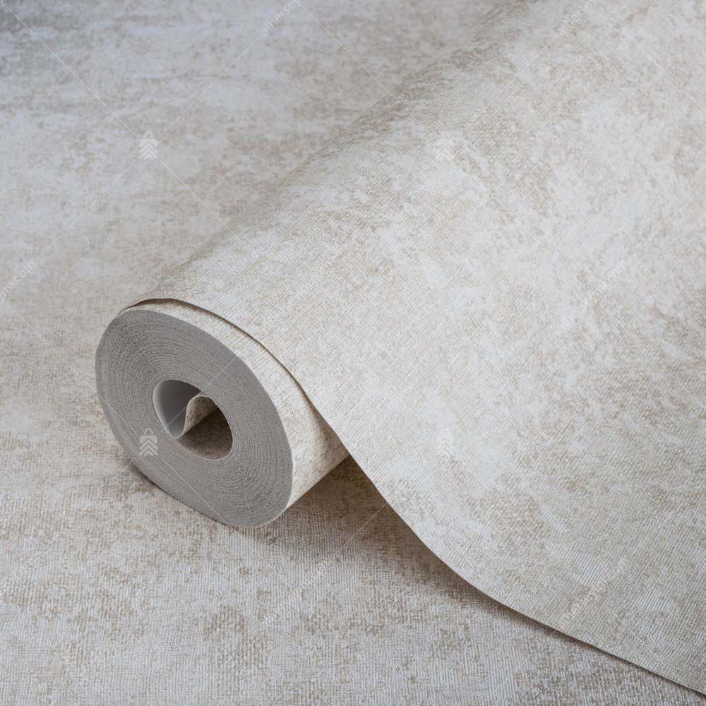 9912-2 Krem Düz Duvar Kağıdı Rulo