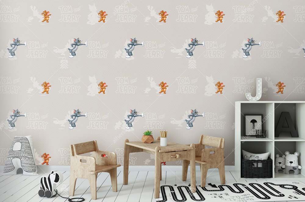 2090 Warner Bros Tom ve Jerry Looney Tunes Çocuk Odası Duvar Posteri Uygulama