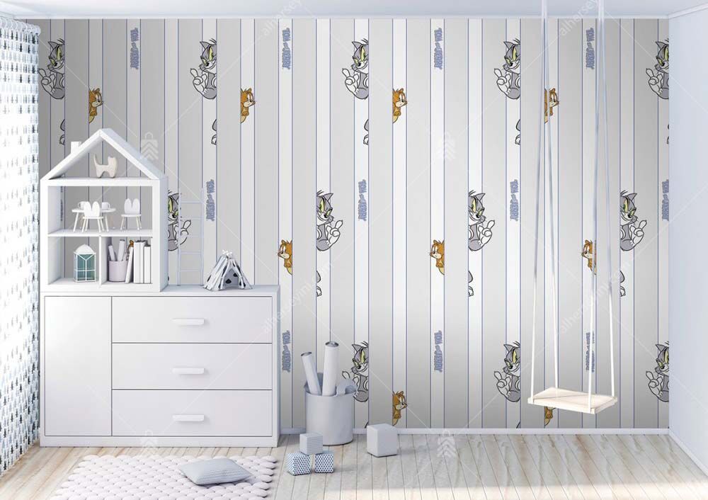 2155 Warner Bros Tom ve Jerry Looney Tunes Çocuk Odası Duvar Posteri Uygulama