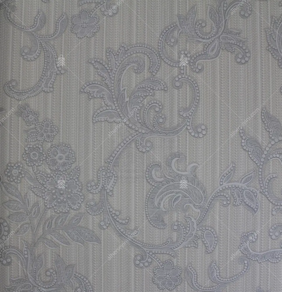 1305-1-Gray-Cream-Classic-Paisley-Pattern-Wallpaper-Gri-Krem-Klasik-Sal-Desen-Duvar-Kagidi 1305-1 Adawall Seyyah Klasik Şal Desen Duvar Kağıdı