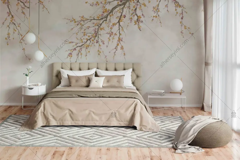 Adawall Fiji Dal Tasarımlı Poster Duvar Kağıdı FJ302-1