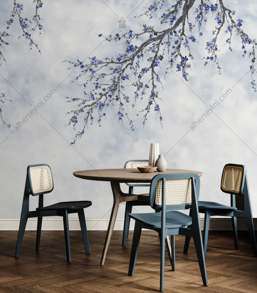 Adawall Fiji FJ302-2 Dal Tasarımlı Duvar Posteri