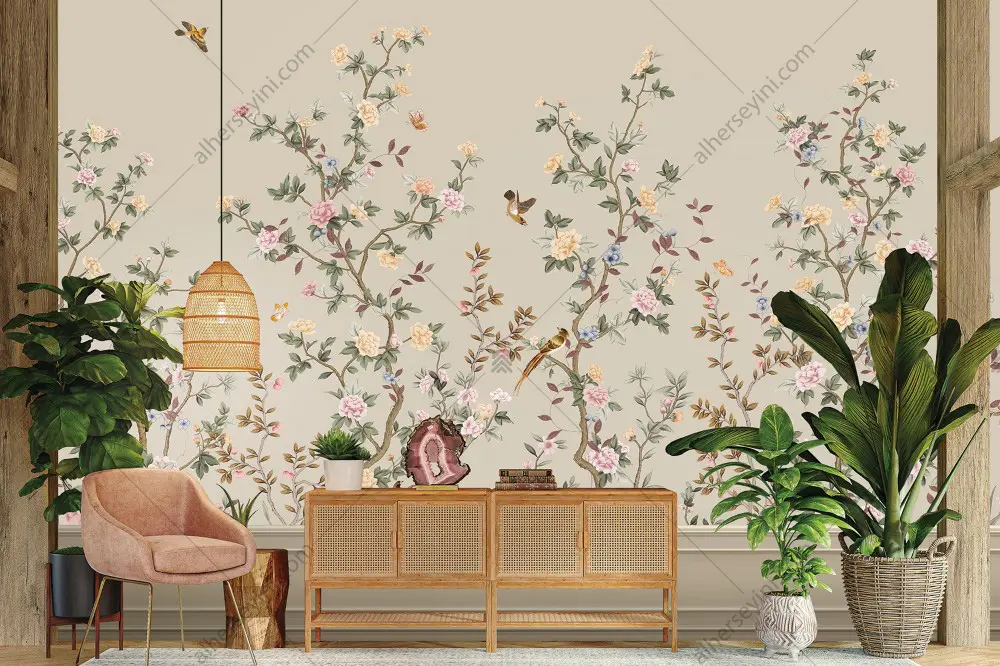 FJ303-3-chinoiserie-design-mural-wallpaper-tasarim-poster-duvar-kagidi-adawall-fiji Adawall Fiji Chinoiserie Tasarım Poster Duvar Kağıdı FJ303-3