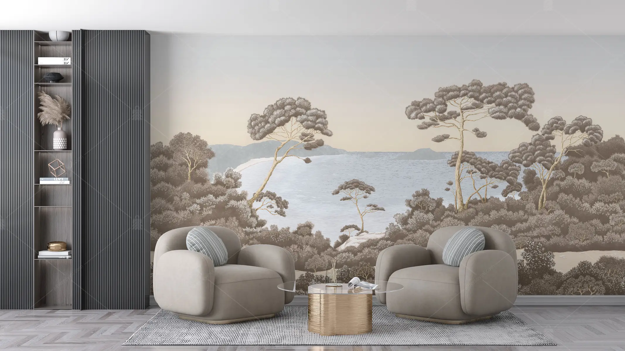 GRP020046 Tropik Manzara Poster Duvar Kağıdı