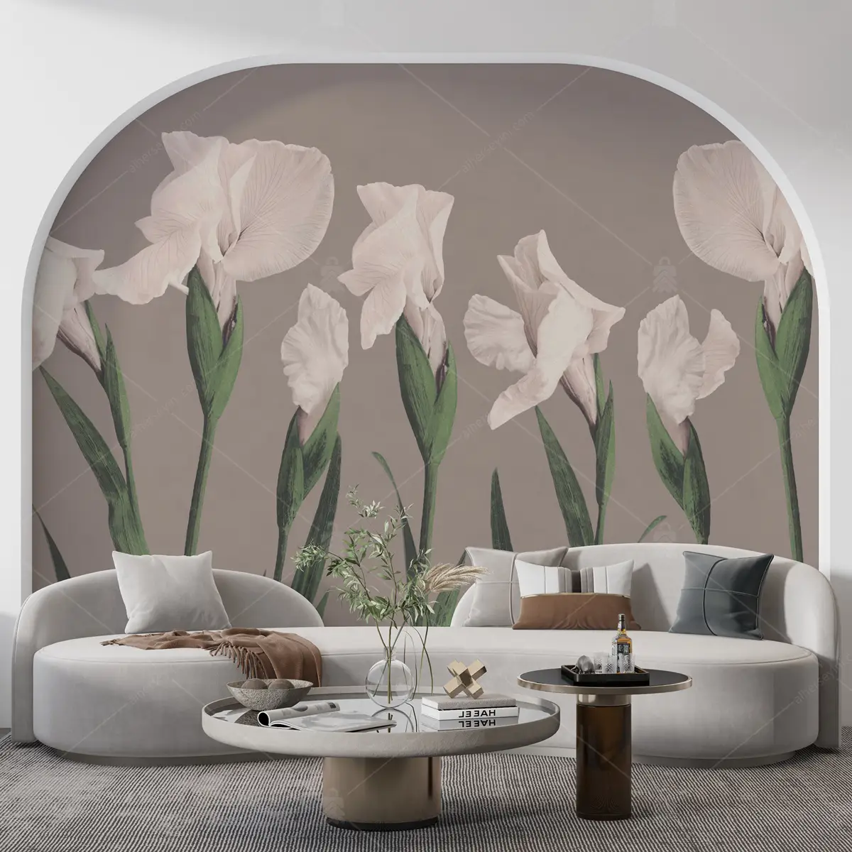 GRP170196 Ogawa Japon Çiçekleri Poster Duvar Kağıdı